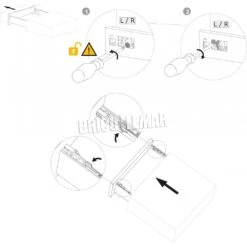 Kit Cajón Vertex Para Cocina O Baño 500mm Altura De 178mm Para Módulo 900mm Acero Gris Antracita Emuca -Brico Lemar Comercio kit cajon vertex para cocina o bano 500mm altura de 178mm para modulo 900mm acero gris antracita emuca 3