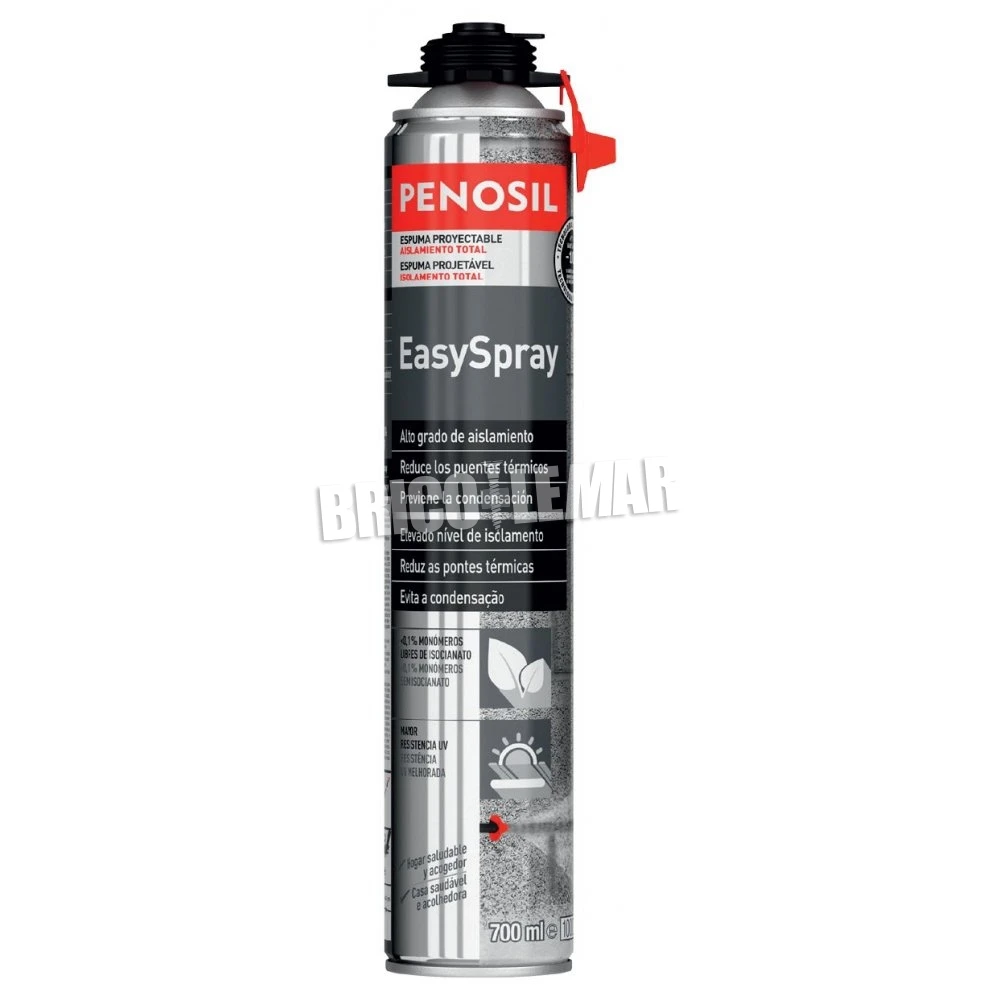 Kit De 12 Botes De 700ml De Espuma Proyectable EasySpray + Pistola Aplicadora GUN FOAM C1 Penosil 4 Kit De 12 Botes De 700ml De Espuma Proyectable EasySpray + Pistola Aplicadora GUN FOAM C1 Penosil - Imagen 2