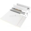 Kit De Cajón Cocina O Baño Vertex Con Tableros Profundidad 500mm Altura 93mm Módulo 450mm Acero Blanco Emuca -Brico Lemar Comercio kit de cajon cocina o bano vertex con tableros profundidad 500mm altura 93mm modulo 450mm acero blanco emuca