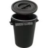 Kit De Cubo De Basura Negro 100 Litros 53x63cm + Tapa Maiol -Brico Lemar Comercio kit de cubo de basura negro 100 litros 53x63cm tapa maiol