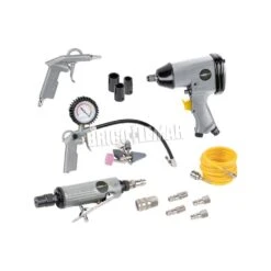 Kit De Herramientas Neumáticas 25 Piezas Powerplus POWAIR0021