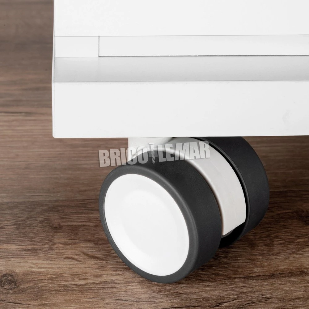 Kit De Ruedas Bowl 2 Con Placa De Montaje Ø50 Acero Y Plástico Emuca 4 Kit De Ruedas Bowl 2 Con Placa De Montaje Ø50 Acero Y Plástico Emuca - Imagen 2