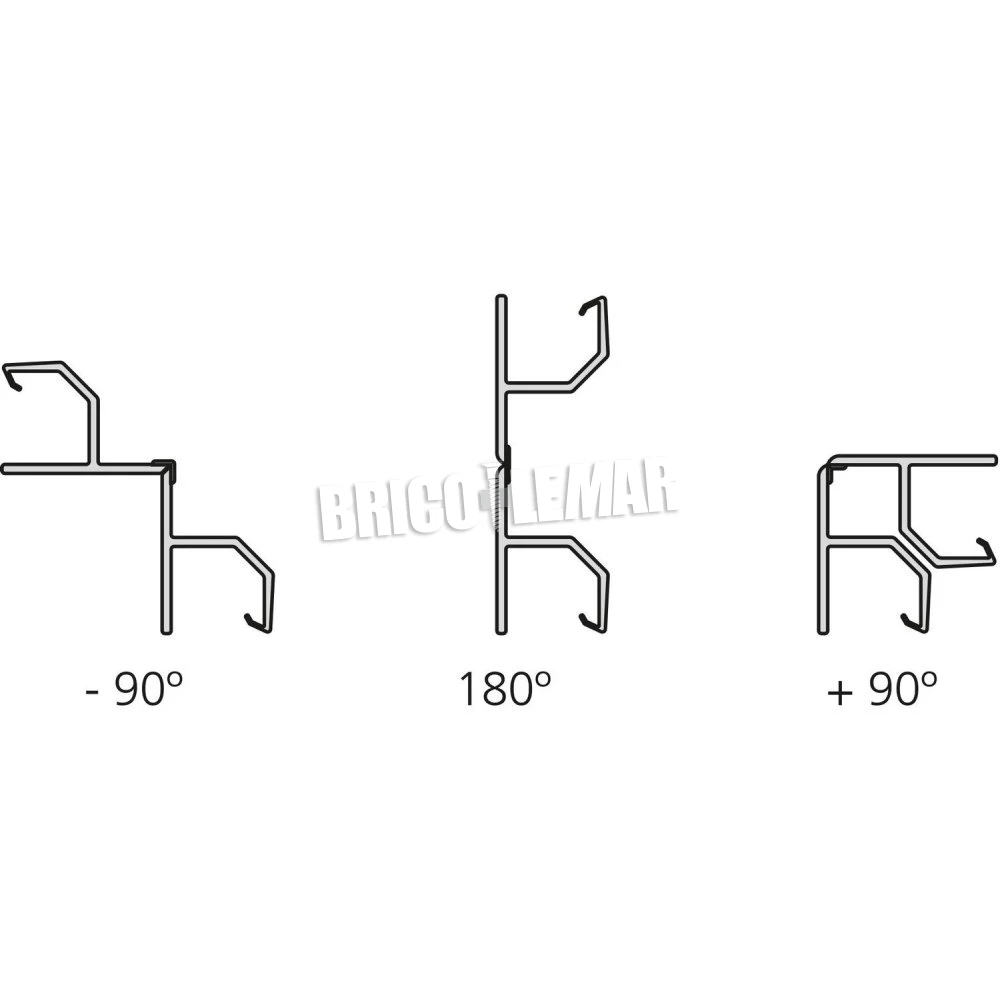 Kit De Zócalos Para Cocina Plasline 2 Barras De 2,35m Altura 150mm Con Accesorios De Unión Plástico Negro Emuca 6 Kit De Zócalos Para Cocina Plasline 2 Barras De 2,35m Altura 150mm Con Accesorios De Unión Plástico Negro Emuca - Imagen 4