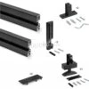 Kit Estructura Modular Zero Con Herrajes Y 2 Perfiles Montaje En L Negro Emuca 1 Kit Estructura Modular Zero Con Herrajes Y 2 Perfiles Montaje En L Negro Emuca -Brico Lemar Comercio kit estructura modular zero con herrajes y 2 perfiles montaje en l negro emuca