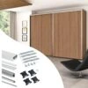 Kit Herrajes Para Armario Con 2 Puertas Correderas Y Cierre Suave Placard 81 Deep - Emuca -Brico Lemar Comercio kit herrajes para armario con 2 puertas correderas y cierre suave placard 81 deep emuca