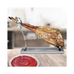 Kit Jamonero Giratorio Plegable Inox + Cuchillos Forgé Jamonero Y Deshuesador + Chaira 3 Claveles -Brico Lemar Comercio kit jamonero giratorio plegable inox cuchillos forge jamonero y deshuesador chaira 3 claveles 3
