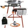 Kit Paellero 50cm Garcima + Paellera 55cm + Soporte Reforzado + Paravientos Ondulado Kabra -Brico Lemar Comercio kit paellero 50cm garcima paellera 55cm soporte reforzado paravientos ondulado kabra