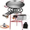 Kit Paellero 60cm Garcima +paellera 70cm + Soporte Reforzado + Paravientos Ondulado Kabra -Brico Lemar Comercio kit paellero 60cm garcima paellera 70cm soporte reforzado paravientos ondulado kabra