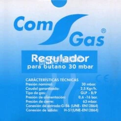 Kit Regulador 30mBar + Manguera 1.5 Metros + 2 Abrazaderas Butano Homologado -Brico Lemar Comercio kit regulador 30mbar manguera 15 metros 2 abrazaderas butano homologado 4
