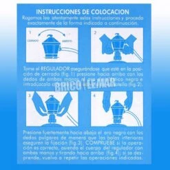 Kit Regulador 30mBar + Manguera 1.5 Metros + 2 Abrazaderas Butano Homologado -Brico Lemar Comercio kit regulador 30mbar manguera 15 metros 2 abrazaderas butano homologado 5