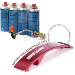 Kit Soplete Candileja NS-1000 Butsir + 4 Cartuchos De Gas Butano CP250 V2-28 Campingaz -Brico Lemar Comercio kit soplete candileja ns 1000 butsir 4 cartuchos de gas butano cp250 v2 28 campingaz 4