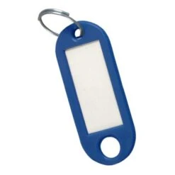 Llavero Portaetiquetas Azul (bolsa 50 Unidades) Cufesan