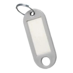 Llavero Portaetiquetas Gris (bolsa 50 Unidades) Cufesan