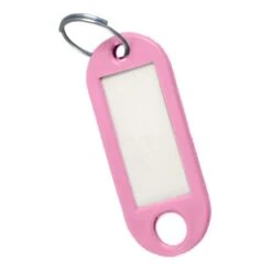 Llavero Portaetiquetas Rosa (bolsa 50 Unidades) Cufesan