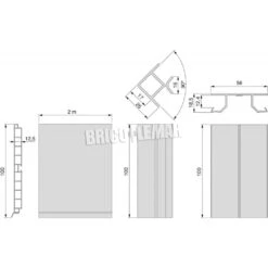 Lote De 10 Kits De Zócalos Para Cocina Altura 100mm 4,7m Plástico Anodizado Satinado Emuca -Brico Lemar Comercio lote de 10 kits de zocalos para cocina altura 100mm 47m plastico anodizado satinado emuca 3