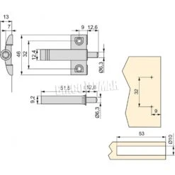 Lote De 10 Pistones Amortiguadores Para Puertas Abisagradas Minidamp2 Cierre Suave Emuca -Brico Lemar Comercio lote de 10 pistones amortiguadores para puertas abisagradas minidamp2 cierre suave emuca 2