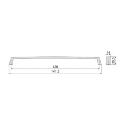 Lote De 10 Tiradores Para Mueble Cantón, L142mm, Intereje 128mm, Zamak, Níquel Satinado - Emuca -Brico Lemar Comercio lote de 10 tiradores para mueble canton l142mm intereje 128mm zamak niquel satinado emuca 6