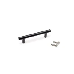Lote De 10 Tiradores Para Mueble Orlando, L136mm, Intereje 96mm, Acero, Pintado Negro - Emuca -Brico Lemar Comercio lote de 10 tiradores para mueble orlando l136mm intereje 96mm acero pintado negro emuca 8