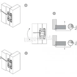 Lote De 2 Bisagras Ocultas Para Puertas De Paso Carga 40Kg Apertura 180º Zamak Gris Metalizado Emuca -Brico Lemar Comercio lote de 2 bisagras ocultas para puertas de paso carga 40kg apertura 180 zamak gris metalizado emuca 10