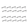 Lote De 20 Tiradores Para Mueble Suez, L184mm, Intereje 160mm, Aluminio, Pintado Negro - Emuca -Brico Lemar Comercio lote de 20 tiradores para mueble suez l184mm intereje 160mm aluminio pintado negro emuca