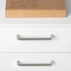 Lote De 20 Tiradores Para Mueble Zagreb, L236mm, Intereje 224mm, Zamak, Níquel Satinado - Emuca -Brico Lemar Comercio lote de 20 tiradores para mueble zagreb l236mm intereje 224mm zamak niquel satinado emuca 2