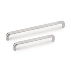 Lote De 20 Tiradores Para Mueble Zagreb, L236mm, Intereje 224mm, Zamak, Níquel Satinado - Emuca -Brico Lemar Comercio lote de 20 tiradores para mueble zagreb l236mm intereje 224mm zamak niquel satinado emuca 6