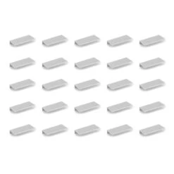 Lote De 25 Tiradores Para Mueble Picanya, L45mm, Intereje 32mm, Aluminio, Anodizado Mate - Emuca