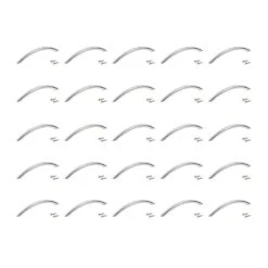 Lote De 25 Tiradores Para Mueble Utiel, L152mm, Intereje 128mm, Acero, Níquel Satinado - Emuca