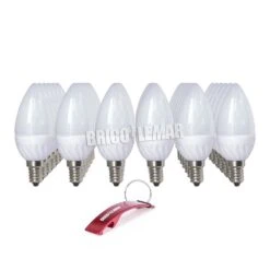 Lote De 36 Lámparas Vela Led E14 4W 3000K Libertina GSC Evolution