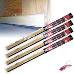 Lote De 4 Burletes Basculantes De Madera 91,5cm/und Pino Burcasa