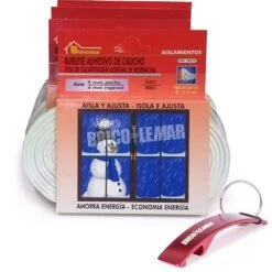 Lote De 4 Burletes De Caucho Tipo E Blanco 6m/und Burcasa