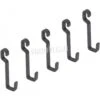 Lote De 5 Ganchos Para Colgar Titane Acero Gris Antracita Emuca -Brico Lemar Comercio lote de 5 ganchos para colgar titane acero gris antracita emuca