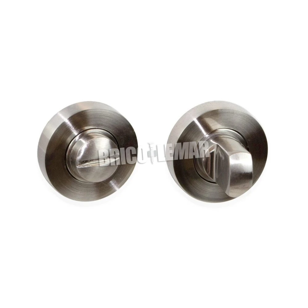 Lote De 5 Juegos De Condena Con Roseta Redonda Para Puertas De Interior Ø35mm Zamak Níquel Satinado Emuca 3 Lote De 5 Juegos De Condena Con Roseta Redonda Para Puertas De Interior Ø35mm Zamak Níquel Satinado Emuca