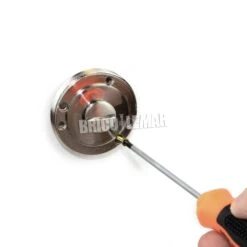 Lote De 5 Juegos De Condena Con Roseta Redonda Para Puertas De Interior Ø50mm Zamak Níquel Satinado Emuca -Brico Lemar Comercio lote de 5 juegos de condena con roseta redonda para puertas de interior 50mm zamak niquel satinado emuca 3