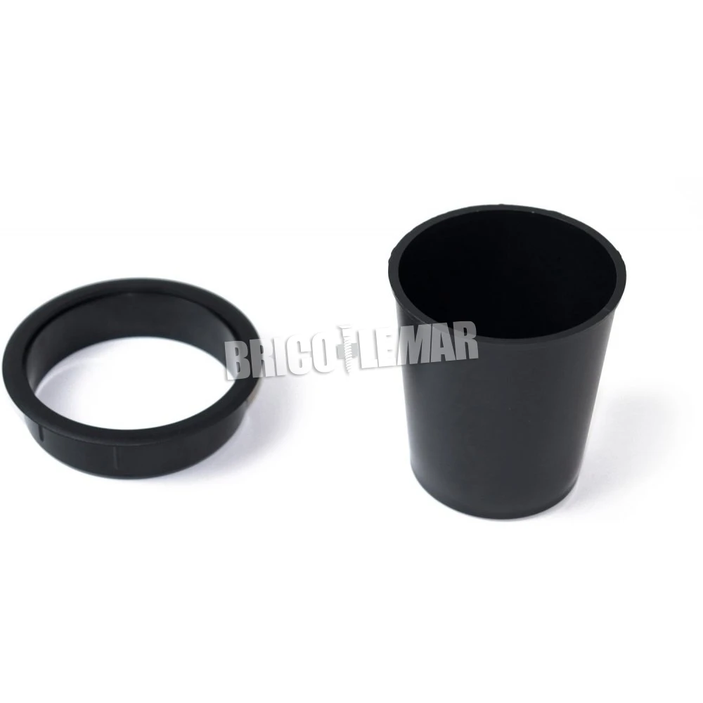 Lote De 5 Portaobjetos Para Empotrar En Mesa Pot Plástico Negro Emuca 6 Lote De 5 Portaobjetos Para Empotrar En Mesa Pot Plástico Negro Emuca - Imagen 4