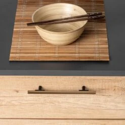 Lote De 5 Tiradores Para Mueble Riad, L168mm, Intereje 128mm, Aluminio, Bronce - Emuca -Brico Lemar Comercio lote de 5 tiradores para mueble riad l168mm intereje 128mm aluminio bronce emuca 2