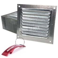 Lote De 50 Rejillas De Ventilacion Planas Aluminio 10x10 Orfesa