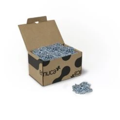 Lote De 500 Tornillos, Cabeza Plana Pozidrive, Diámetro 6,2mm, 13mm, Euro, Acero, Zincado - Emuca