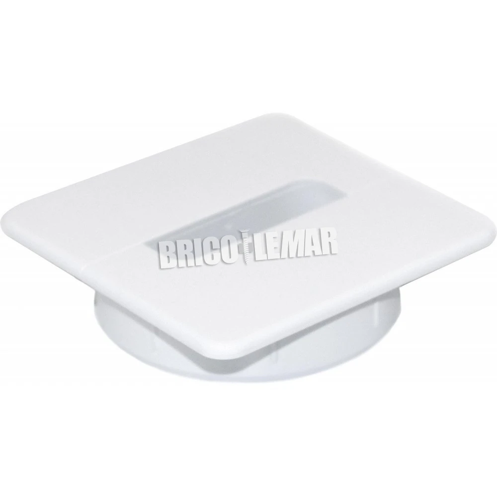 Lote De 6 Pasacables Plastwin Para Mesa 94x94mm Plástico Blanco Emuca 6 Lote De 6 Pasacables Plastwin Para Mesa 94x94mm Plástico Blanco Emuca - Imagen 4