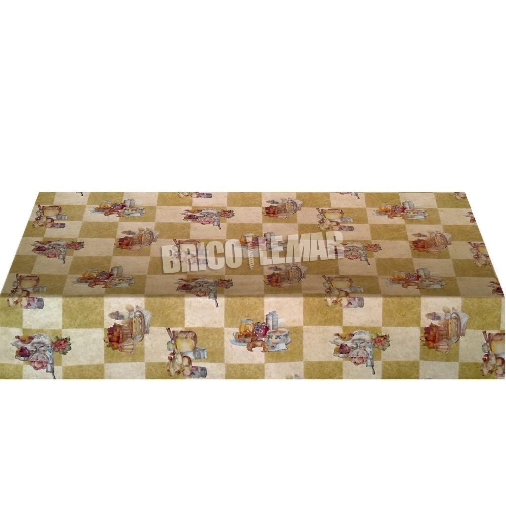 Mantel Hule 140x250cm Rústico Plastihogar 3 Mantel Hule 140x250cm Rústico Plastihogar