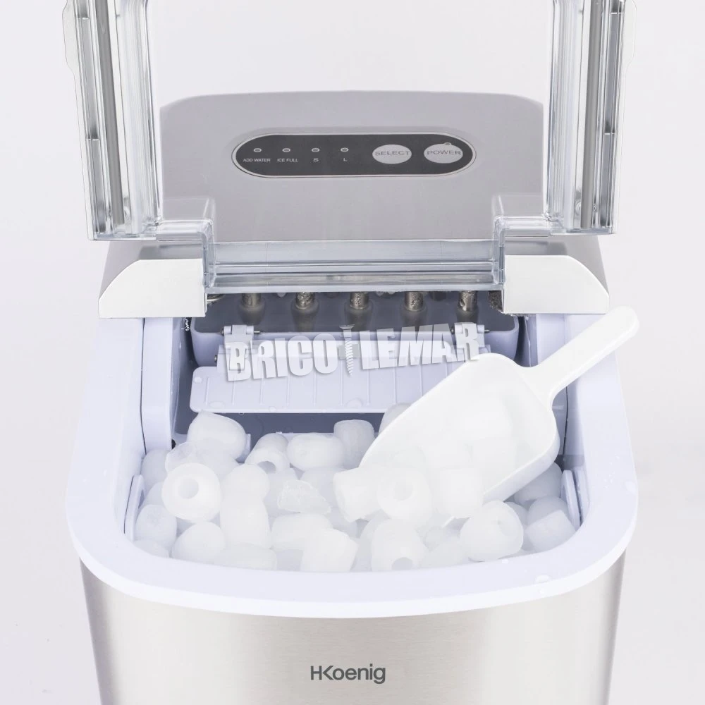 Máquina Para Hacer Hielo 120W 2,2L H.Koenig KB20 5 Máquina Para Hacer Hielo 120W 2,2L H.Koenig KB20 - Imagen 3