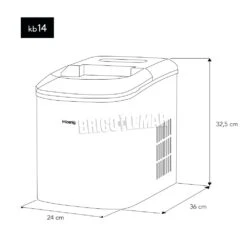 Máquina Para Hacer Hielo 120W Capacidad 12kg 2 Tamaños De Cubitos H.Koenig KB14 15 Máquina Para Hacer Hielo 120W Capacidad 12kg 2 Tamaños De Cubitos H.Koenig KB14 -Brico Lemar Comercio maquina para hacer hielo 120w capacidad 12kg 2 tamanos de cubitos hkoenig kb14 6