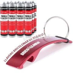 Masilla Refractaria BRIK-CEN CA-1500 Quiadsa Caja De 12 Cartuchos De 300ml Negro -Brico Lemar Comercio masilla refractaria brik cen ca 1500 quiadsa caja de 12 cartuchos de 300ml negro 2