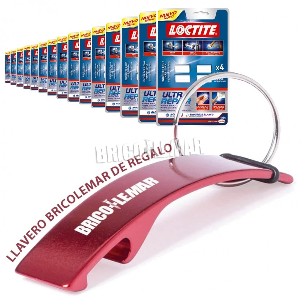 Masilla Reparadora Loctite Ultra Repair Caja De 15 Blísteres De 4 Monodosis De 5gr Henkel 4 Masilla Reparadora Loctite Ultra Repair Caja De 15 Blísteres De 4 Monodosis De 5gr Henkel - Imagen 2