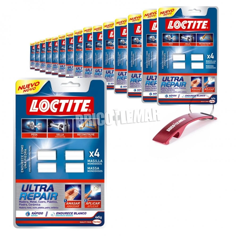 Masilla Reparadora Loctite Ultra Repair Caja De 15 Blísteres De 4 Monodosis De 5gr Henkel 3 Masilla Reparadora Loctite Ultra Repair Caja De 15 Blísteres De 4 Monodosis De 5gr Henkel