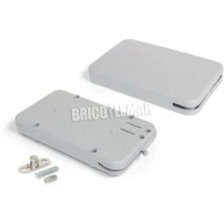 Mecanismo Para Puertas Abatibles Con Tapa Miniwinch Fuerza 14kg Acero Y Plástico Gris Emuca