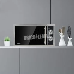 Microondas Con Grill 1000W 23L 9 Configuraciones H.Koenig VIO7 -Brico Lemar Comercio microondas con grill 1000w 23l 9 configuraciones hkoenig vio7 3