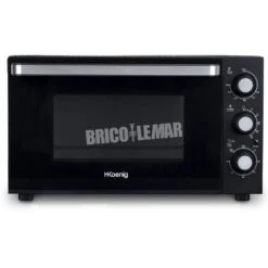 Mini Horno Eléctrico De Sobremesa 1500W 30L 6 Modos De Cocción H.Koenig FO30