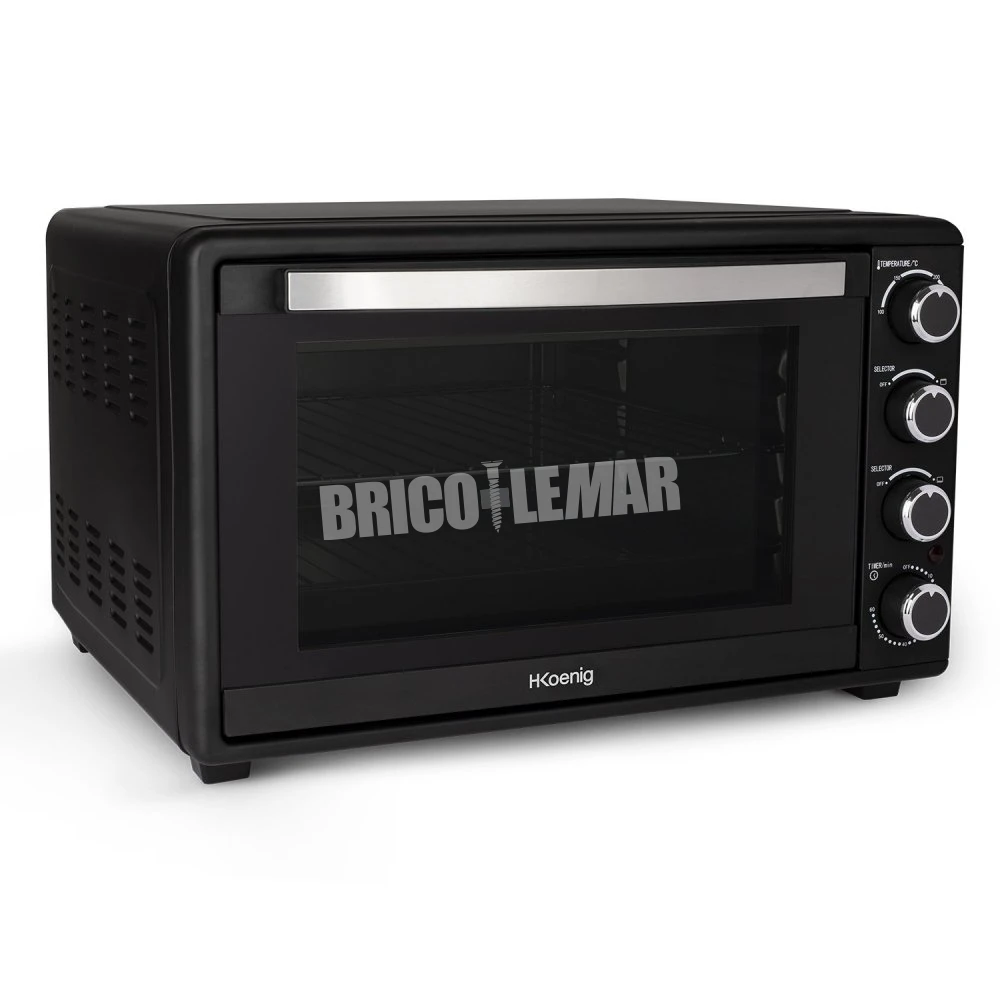 Mini Horno Eléctrico De Sobremesa 2000W 45L 3 Modos De Cocción H.Koenig FO45 4 Mini Horno Eléctrico De Sobremesa 2000W 45L 3 Modos De Cocción H.Koenig FO45 - Imagen 2