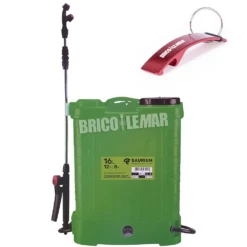 Mochila Pulverizadora De Presión 16L Con Batería 12V 8Amp Saurium + Llavero Abridor Bricolemar De Regalo